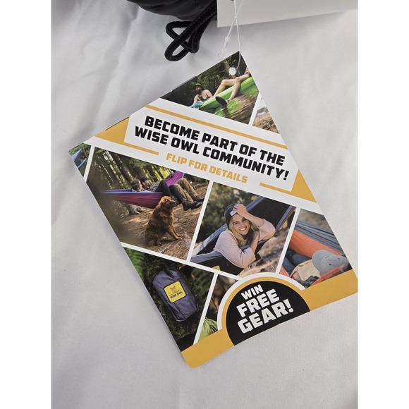 WISE OWL Outfitters Pillow The Snoozy Travel Camping apx 15"X12" Brand NWT - Picture 6 of 12